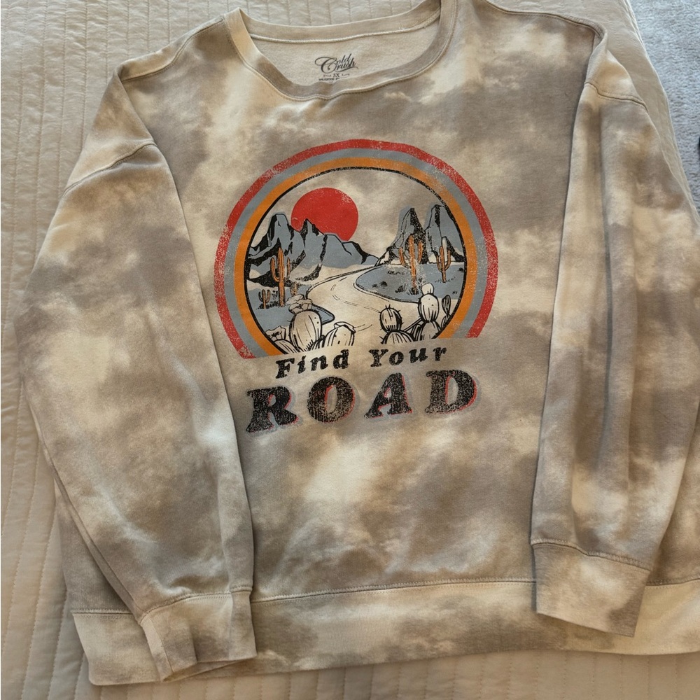 Cold Crush Beige Sweatshirt